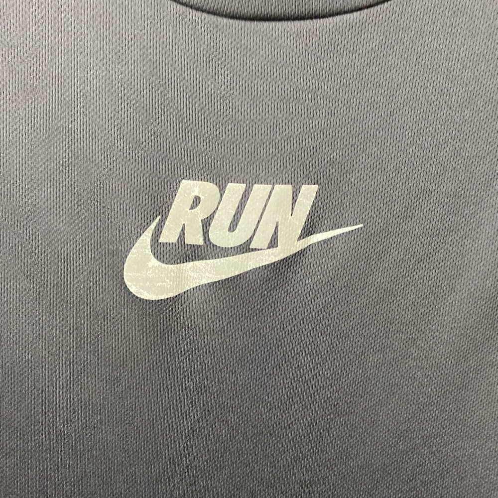 NIKE,MEN,DARK GREY,DRI-FIT,SHORT SLEEVE,ATHLETIC T-SHIRT.SIZE-LARGE - Picture 10 of 13